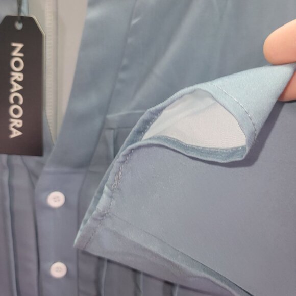 Noracora Womens Floral Print Maxi Dress Long Sleeve Size S 100% Polyester - Picture 5 of 9